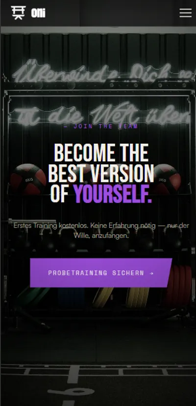 Oni MMA auf dem Smartphone